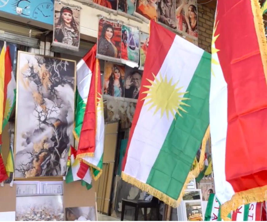 Xwepêşandanên Rojava, Ala Kurdistanê di bazarên Kurdistanê de nehişt
