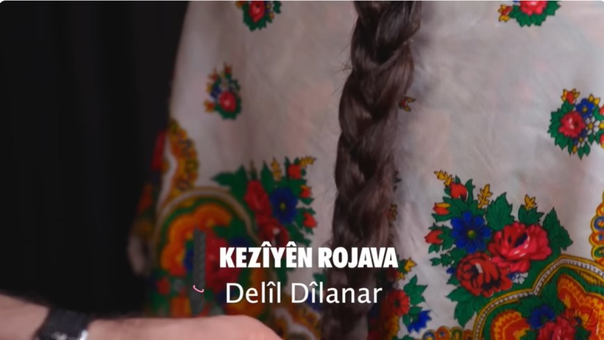 Delîl Dîlanar Stranek ji Bo Piştgiriya Rojavayê Kurdistanê Belav Dike