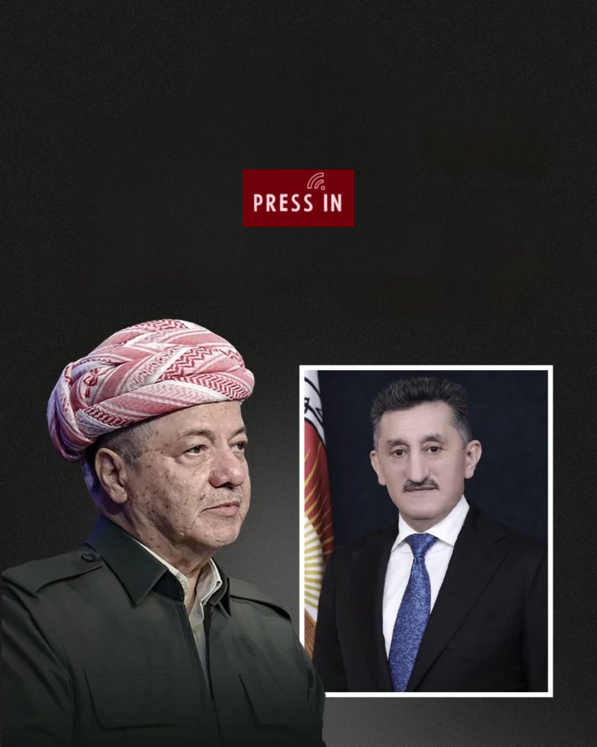 پەیامی هاوخەمیی سەرۆك بارزانی بۆ دكتۆر نووری عوسمان