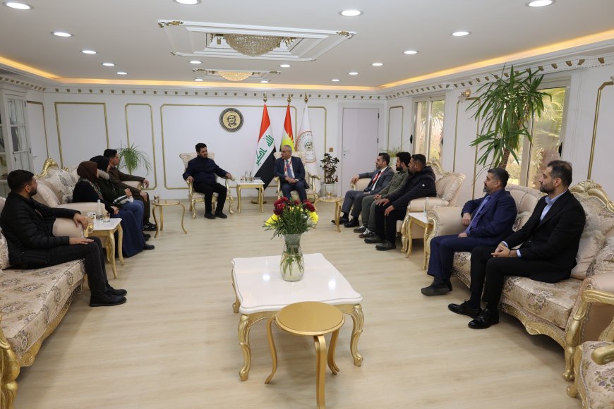 Ciwanên Bakûrê Kurdistanê serdana BCF kirin