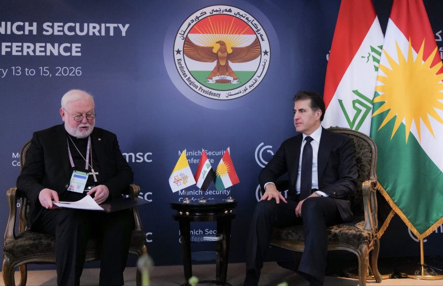 سەرۆک نێچیرڤان بارزانی و وەزیری دەرەوەی ڤاتیکان پێکەوەژیان و دۆخی پێکهاتەکان تاوتوێ دەکەن