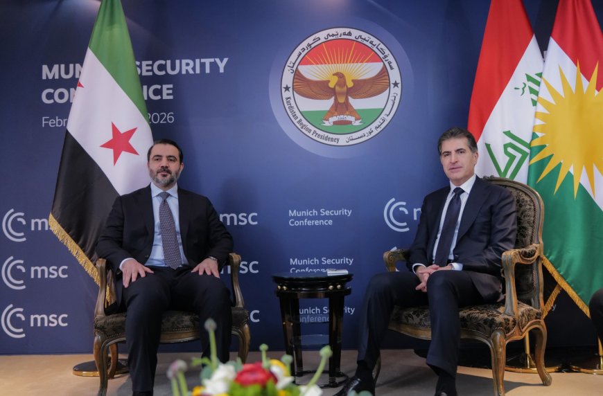 Serok Nêçîrvan Barzanî û Wezîrê Derve yê Sûriyeyê Rewşa Herêmê Gotûbêj Kirin.