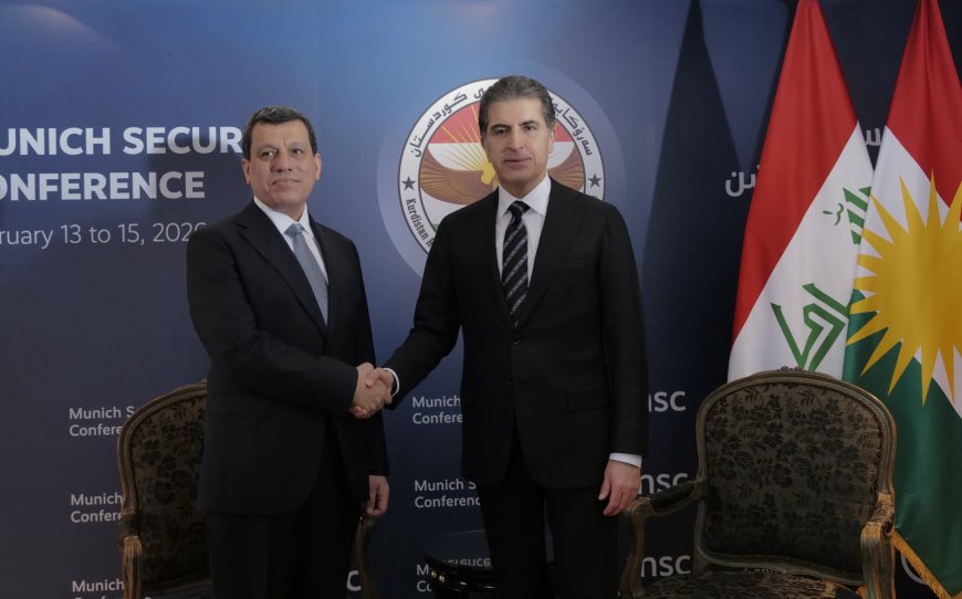 Serok Nêçîrvan Barzanî û Mazlûm Ebdî li Mûnîhê civiyan.