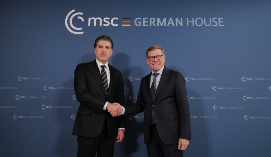 Serok Nêçîrvan Barzanî ligel Wezîrê Derve yê Almanyayê civiya.