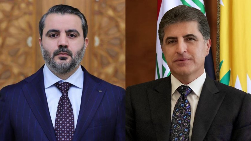 Serok Nêçîrvan Barzanî û Wezîrê Derve yê Sûriyeyê peywendiyeke telefoniyê encam dan