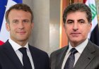 Serok Nêçîrvan Barzanî û Serok Macron peywendiyeke telefoniyê encam dan