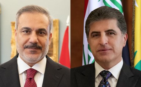 Serok Nêçîrvan Barzanî û Wezîrê Derve yê Tirkiyê rewşa herêmê gotûbêj kirin