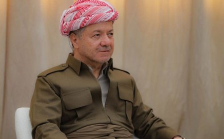 Serok Barzanî Tendirustiya Nazim Hemed Kanebî Pirsî