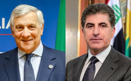 Serok Nêçîrvan Barzanî û Wezîrê Derve yê Îtalyayê rewşa navçeyê gotûbêj kirin.