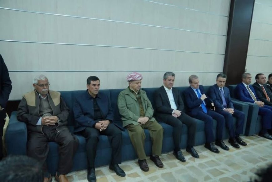 Serok Barzanî Beşdariya Sersaxiya Şehîd Welat Tahir kir