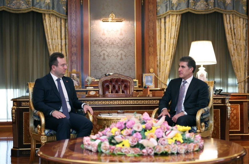 Serok Nêçîrvan Barzanî û Konsulê Giştî yê Tirkiyeyê Civiyan