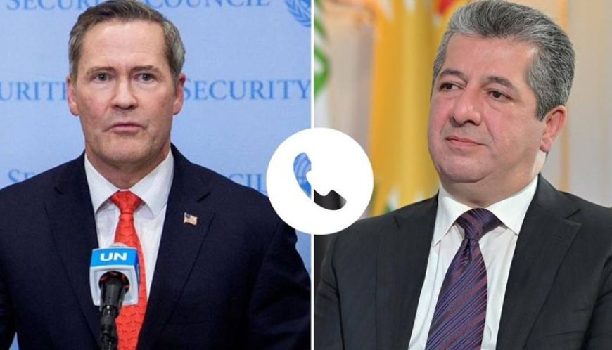 مەسروور بارزانی و نوێنەری ئەمەریکا لە نەتەوە یەکگرتووەکان دۆخی ناوچەکەیان تاوتوێ کرد