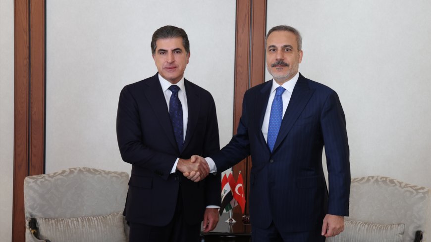 هاکان فیدان پەیوەندی بە نێچیرڤان بارزانییەوە دەکات: بە تووندی سەرکۆنەی هێرشەکە دەکەین