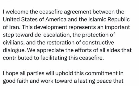 Serokê Herêma Kurdistanê Pêşwaziyê Li Peymana Agirbesta Amerîka û Îranê Kir