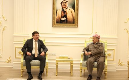 Serok Barzanî pêşwaziyê li Konsûlê Rûsyayê li Hewlêrê kir