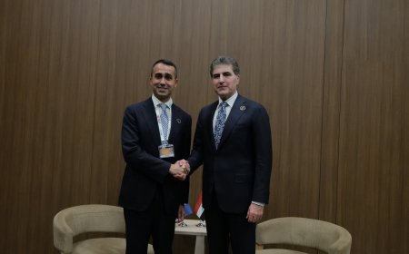 سەرۆک نێچیرڤان بارزانی و نوێنەری تایبەتی یەکێتیی ئەورووپا بۆ کاروباری کەنداو کۆبوونەوە