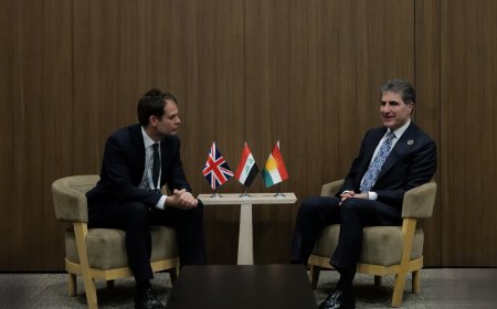 Serok Nêçîrvan Barzanî û wezîrê dewletê yê Brîtanyayê rewşa Iraq û navçeyê gotûbêj kirin