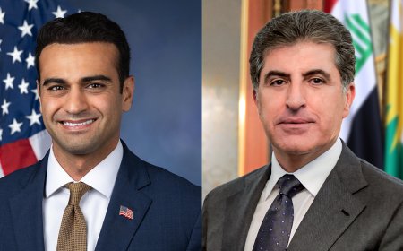 Serok Nêçîrvan Barzanî û Kongresman Abraham Hamadeh rewşa herêmê gotûbêj kirin