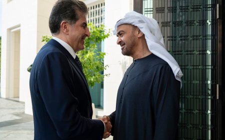 Serok Nêçîrvan Barzanî û Serokê Îmaratê Rewşa Herêmê Gotûbêj Kirin