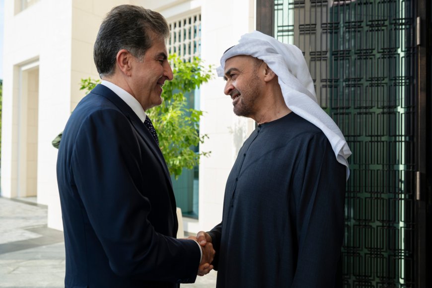 Serok Nêçîrvan Barzanî û Serokê Îmaratê Rewşa Herêmê Gotûbêj Kirin