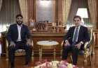 Serok Nêçîrvan Barzanî destxweşiyê li palewanê navdewletî Namo Fazil kir