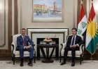 Serok Nêçîrvan Barzanî ligel Balyozê Îtalyayê civiya