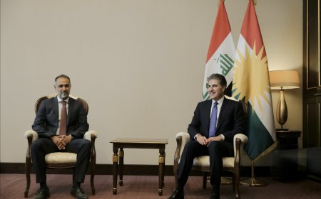 Serok Nêçîrvan Barzanî û Balyozê Brîtanya rewşa Iraqê gotûbêj kirin.