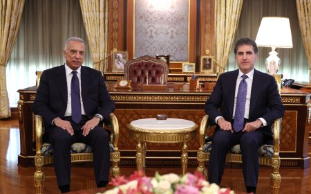 Serok Nêçîrvan Barzanî û birêz El-Kazimî rewşa Iraqê û herêmê gotûbêj kirin