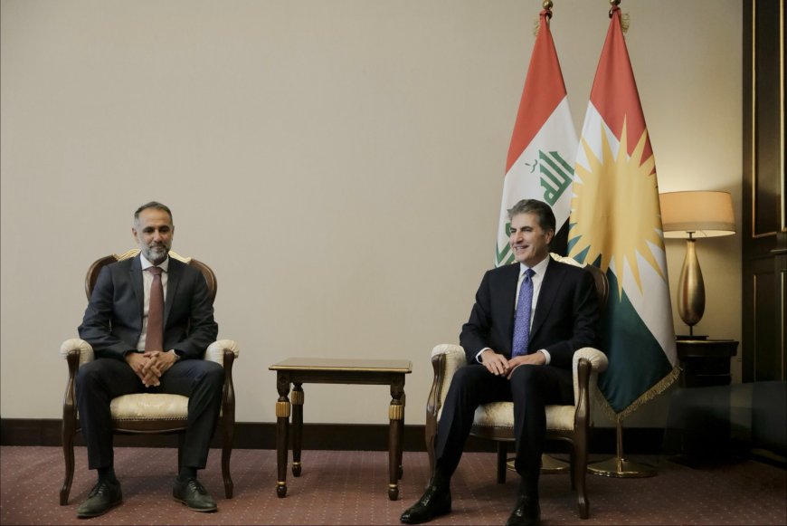 Serok Nêçîrvan Barzanî û Balyozê Brîtanya rewşa Iraqê gotûbêj kirin.