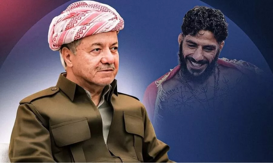 Serok Barzanî pîrozbahiyê li lehengê Kurd (Namo Fazil) kir