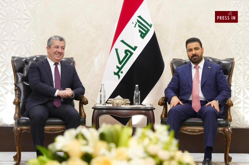 مەسرور بارزانی لەگەڵ عەلی زەیدی تاوتوێی پرسی مووچە و نەوت دەکات
