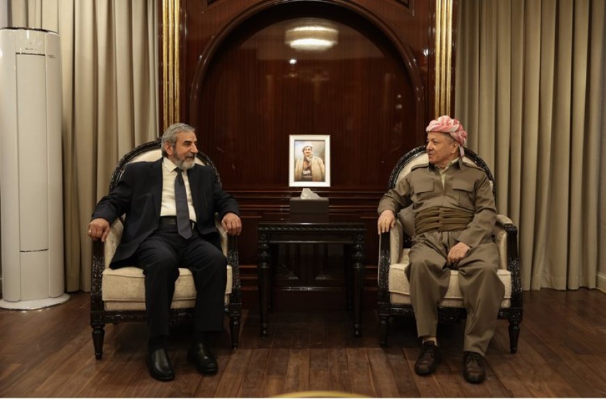 Serok Barzanî pêşwaziyê li Sekreterê Giştî yê Yekgirtûya Îslamî ya Kurdistanê kir