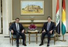 Serok Nêçîrvan Barzanî û Mazlûm Ebdî rewşa Kurdan li Sûriyê gotûbêj kirin