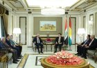 Serok Nêçîrvan Barzanî bi Desteya Serokatiya ENKSê re civiya