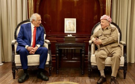 Serok Barzanî pêşwaziya Zalmay Khalilzad kir