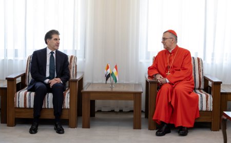 Serok Nêçîrvan Barzanî pîrozbahiyê li Patrîyark Mar Polosê Sêyem Nona kir