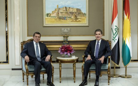 Serok Nêçîrvan Barzanî û Mazlûm Ebdî rewşa Kurdan li Sûriyê gotûbêj kirin