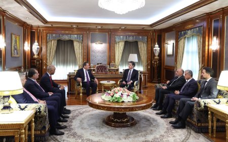 Serok Nêçîrvan Barzanî pêşwaziya şandeke parlamena Kanadayê kir