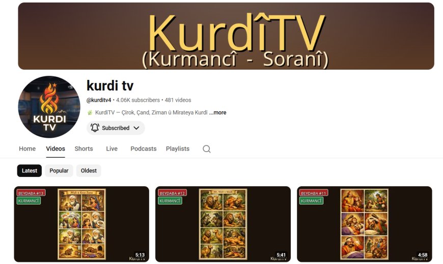 Kurdî TV bi çîrokên "Kelîle û Dimne" pira di navbera Kurmancî û Soranî de ava dike