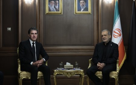 Serok Nêçîrvan Barzanî ligel Serok Pizişkiyan civiya
