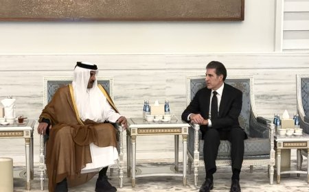 سەرۆکی هەرێمی کوردستان بەشداری لە پرسەی میری پێشووی قەتەردا دەکات