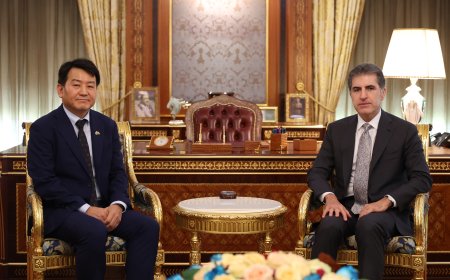 سەرۆکی هەرێمی کوردستان به‌خێرهاتنى کونسوڵی گشتیی نوێی کۆریای باشوور دەکات