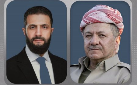 Serok Barzanî sersaxiyê li Serokê Sûriyê kir