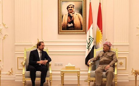 سەرۆک بارزانی و کونسوڵی بەریتانیا دواپێشهات و بارودۆخی سیاسیی ناوچەکەیان تاوتوێ کرد