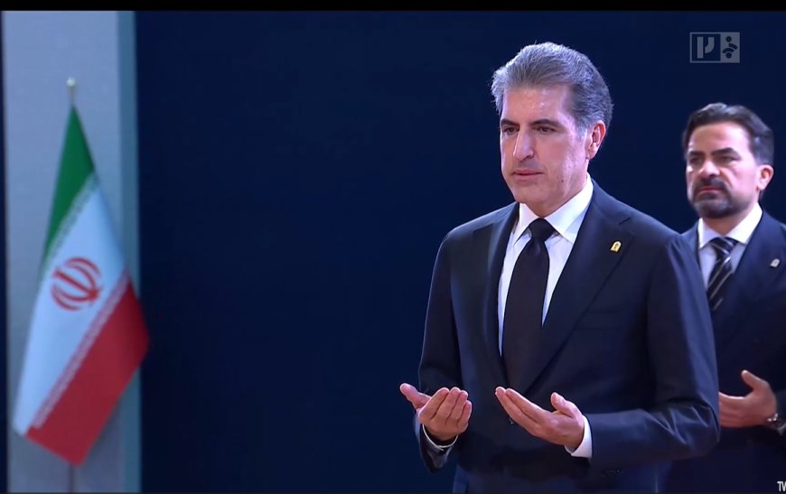 Serokê Herêma Kurdistanê beşdariya merasîma malavayîkirina Rêberê Berê yê Îranê kir
