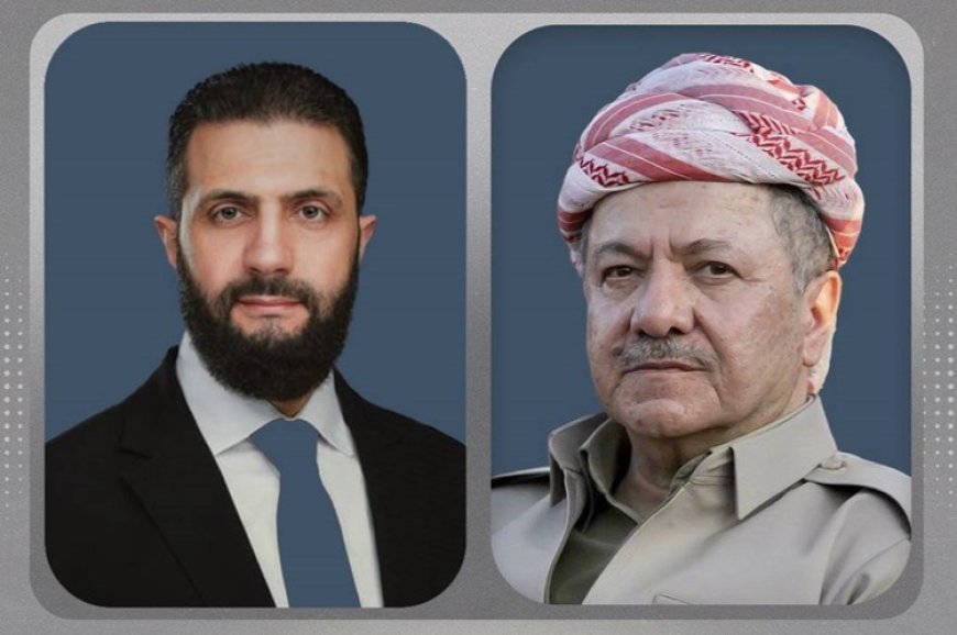Serok Barzanî sersaxiyê li Serokê Sûriyê kir