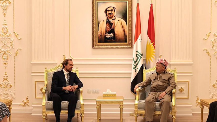 سەرۆک بارزانی و کونسوڵی بەریتانیا دواپێشهات و بارودۆخی سیاسیی ناوچەکەیان تاوتوێ کرد