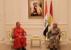 Serok Barzanî pêşwazî li Patrîkê Dêra Kildanî li Iraq û cîhanê kir