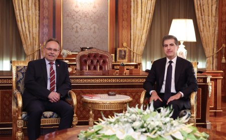Serokê Herêma Kurdistanê rola Balyozê Swîsreyê bilind dinirxîne