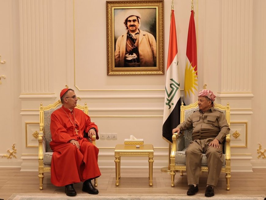 Serok Barzanî pêşwazî li Patrîkê Dêra Kildanî li Iraq û cîhanê kir